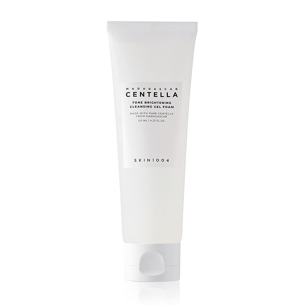 SKIN1004/ Centella Tone Brightening Cleansing Gel Foam 125ml: سنتيللا الغسول الرغوي لتفتيح البشرة