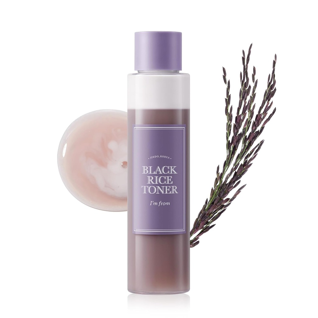 [FROM/002] I'm from/ Black Rice Toner for Oily Skin 150ml:ام فروم تونر الارز الاسود للبشرة الدهنية