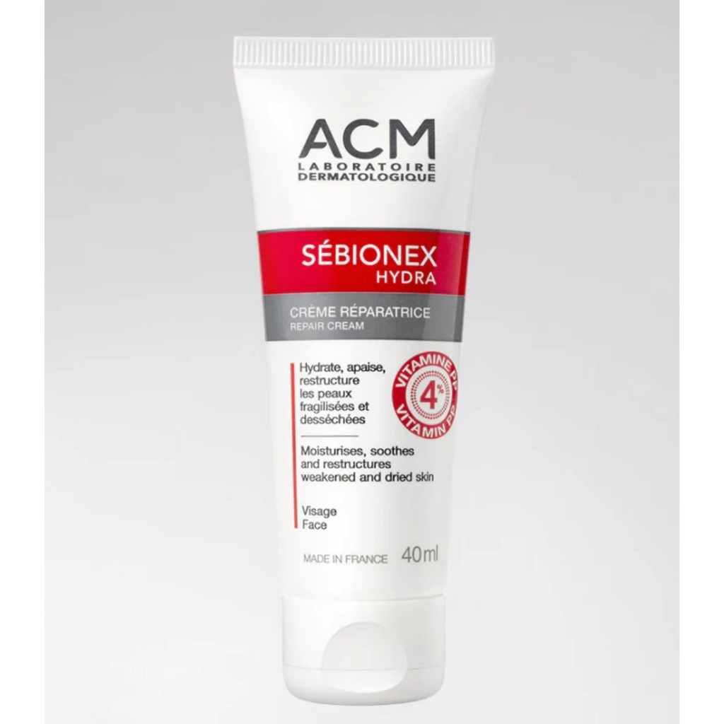 [ACM/109] ACM/ Sébionex - HYDRA Restorative Moisturizing Cream 40ml: اي سي ام سيبيونيكس هيدرا – كريم مرطب معالج للبشرة المعرضة لحب الشباب