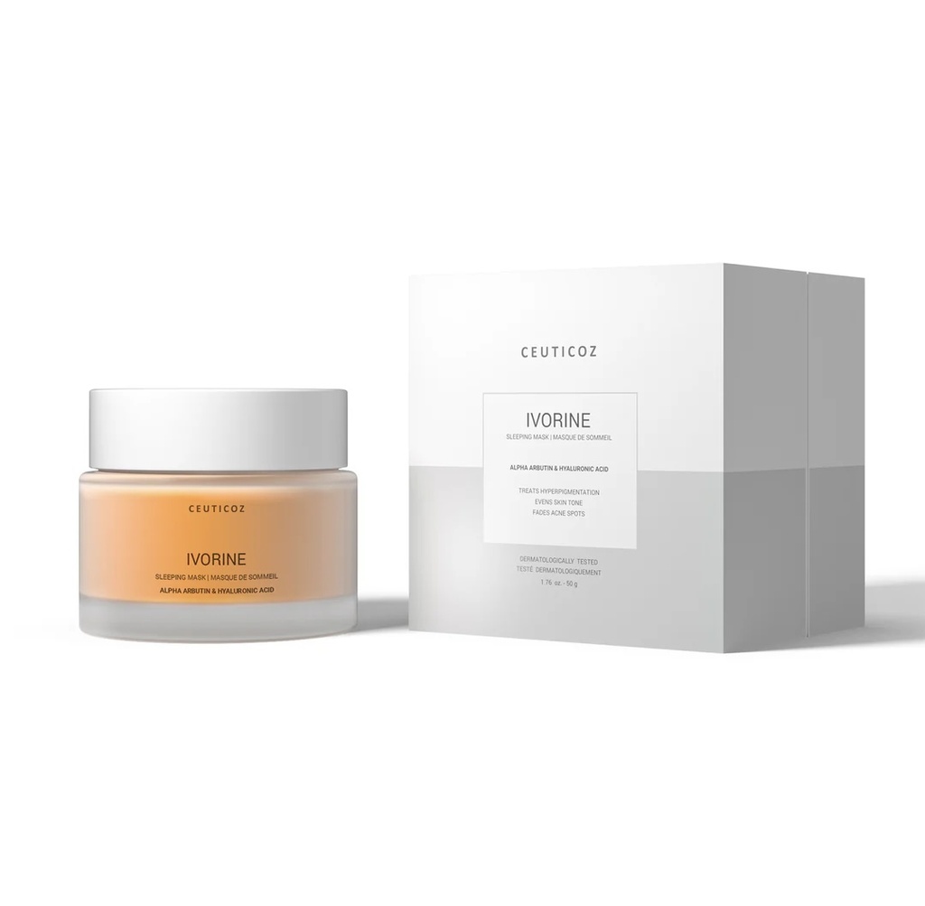 [COZ/019] Ceuticoz/ IVORINE - Sleeping Mask 50g: سيتيكوز قناع ليلي لتفتيح البشرة وازالة التصبغات