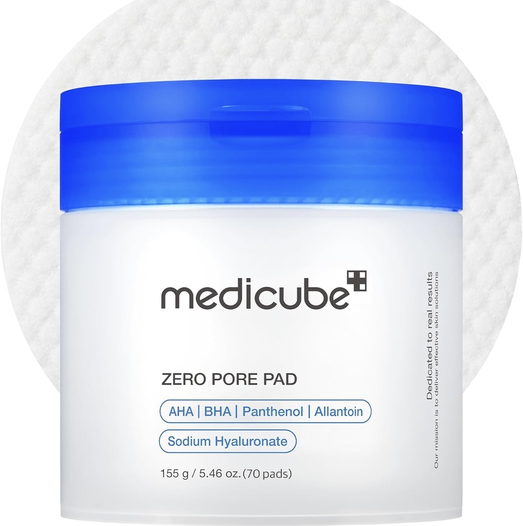 [CUBE/008] Medicube/ Zero Pore Pad 155g: مديكيوب وسائد قطنية للتقشير