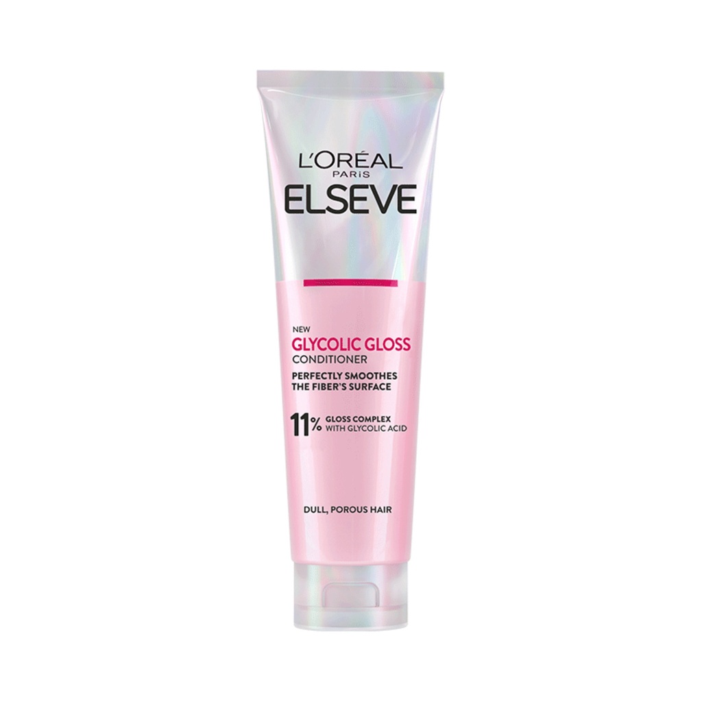 [LOR/004] LOreal Paris/ ELSEVE Glycolic Gloss Conditioner : لوريال مكيف الشعر بالكلايكوليك