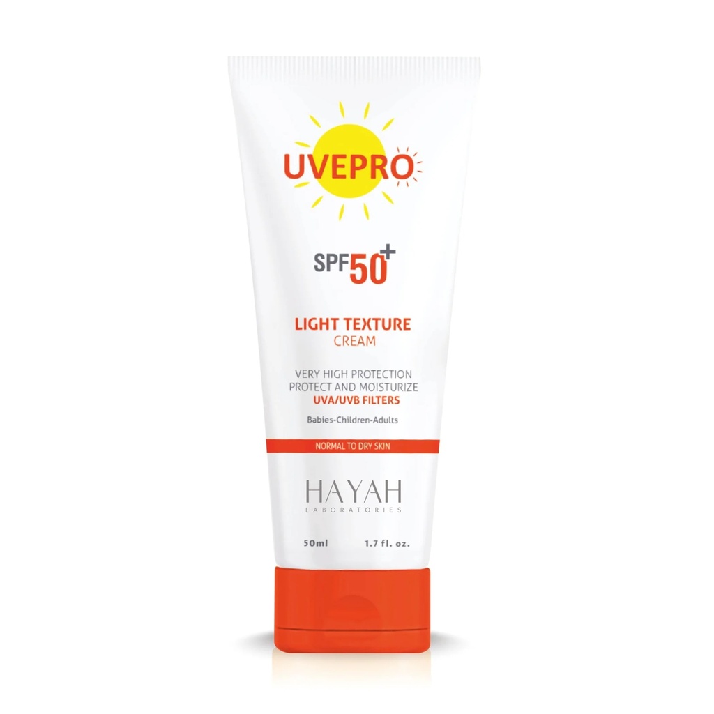 [HYH/016] Hayah/ UVEPRO Light Texture Cream SPF 50+ 50ml :