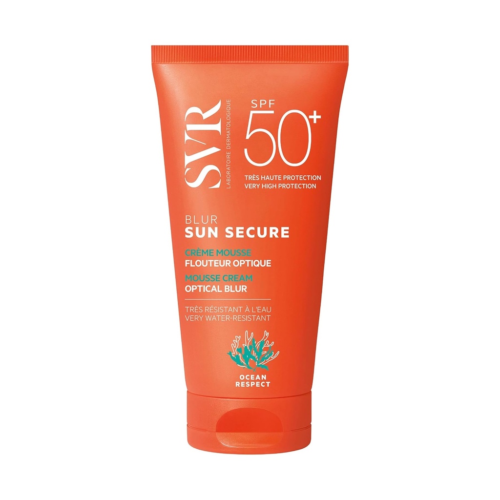 [SVR/032] SVR/ Sun Secure Blur SPF50+ 50ml: اس في ار واقي شمس خافي للعيوب بلون البشرة