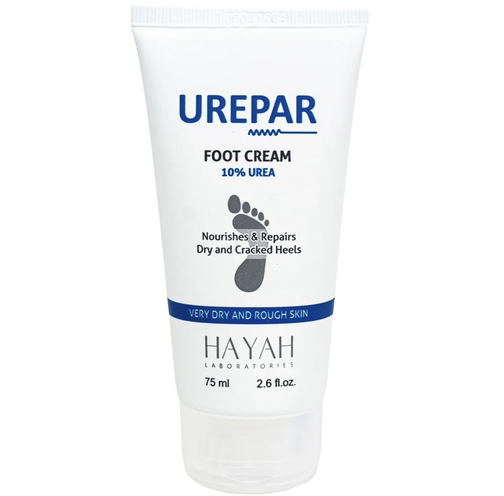 [HYH/022] Hayah/ UREPAR Foot Cream Urea 10% 75 ml :