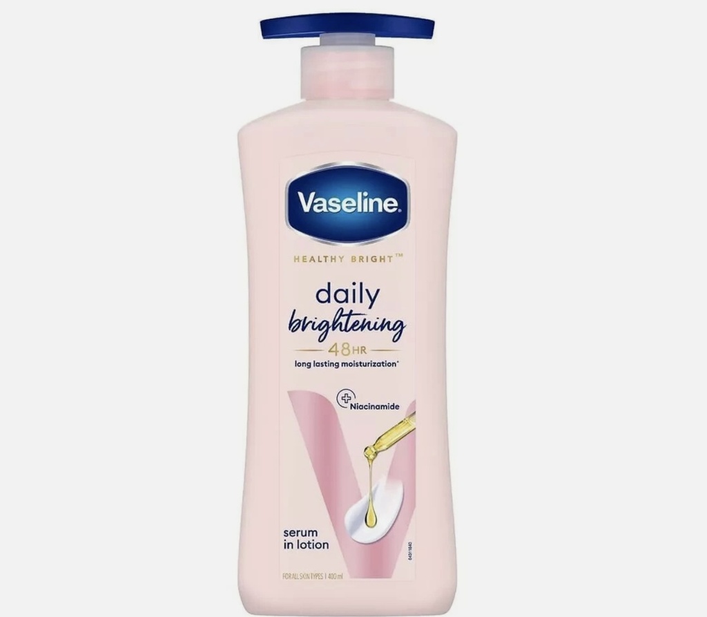 [VAS/029] Vaseline/ Healthy Bright Daily Brightening Body Lotion 600ml : فازلين لوشن الجسم هيلثي برايت للتفتيح