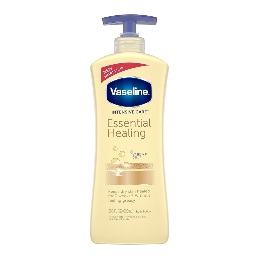 [VAS/030] Vaseline/ Intensive Care Essential Healing Body Lotion 600ml : فازلين لوشن الجسم للعناية المركزة