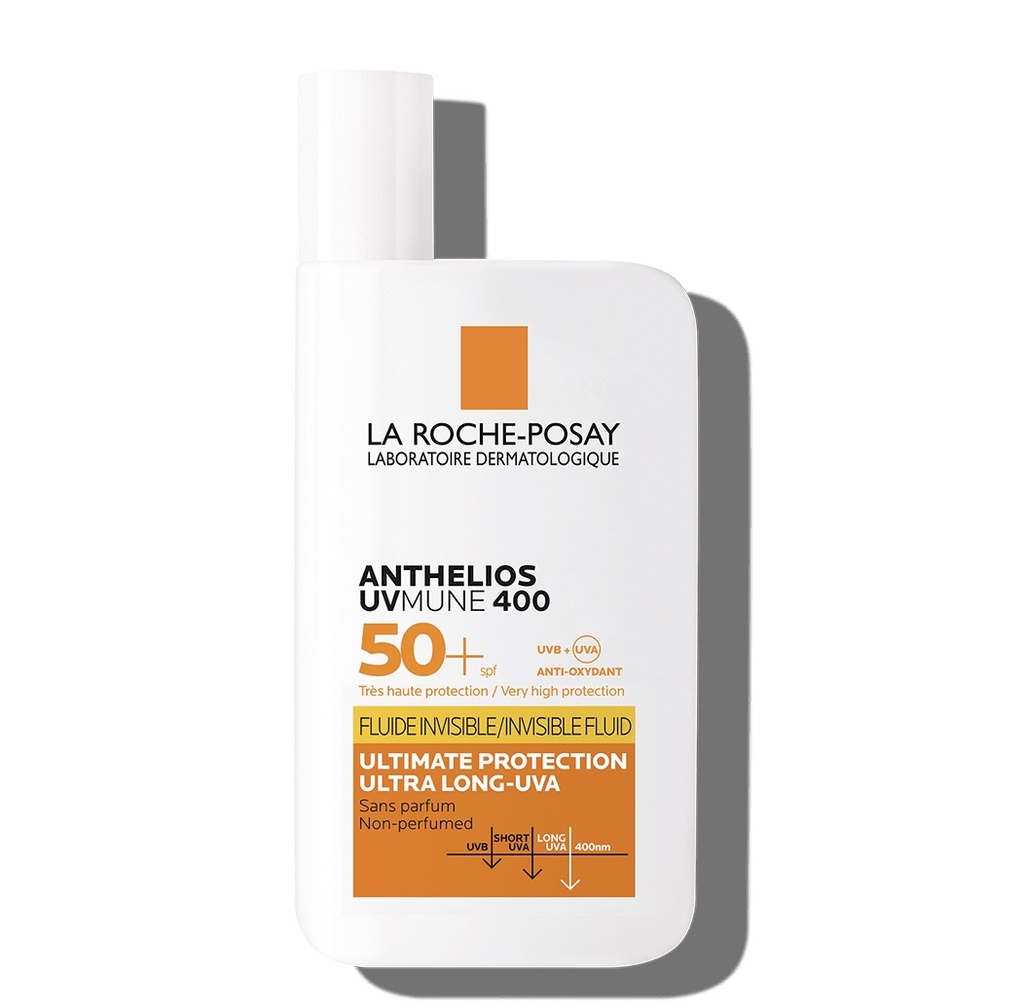 LaRoche/ Anthelios UVMUNE 400 Fluid Invisible SPF50+ 50ml : لاروش واقي شمس مائي غير مرئي