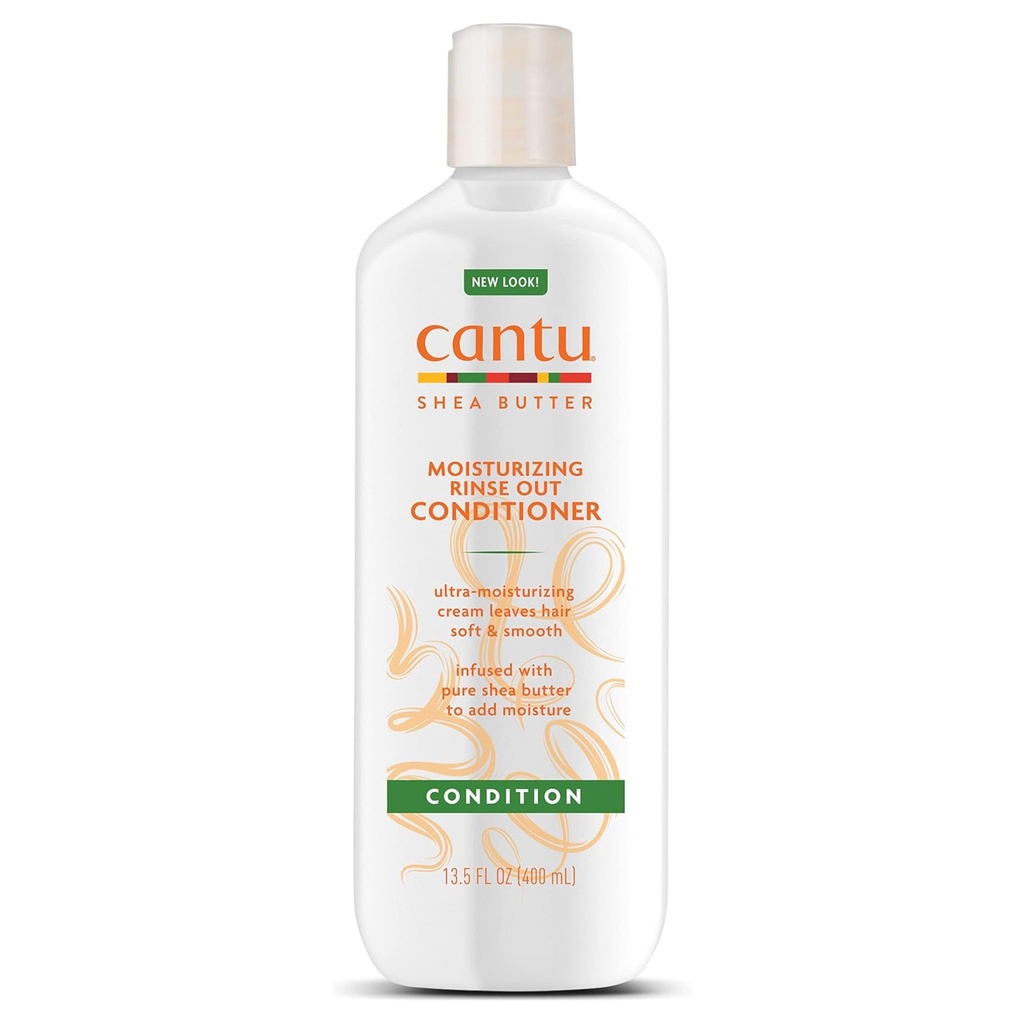 [Cantu/003] Cantu/ Shea Butter Moisturizing Rinse Out Conditioner 400ml : كانتو مكيف كريمي بزبدة الشيا للشعر الجاف