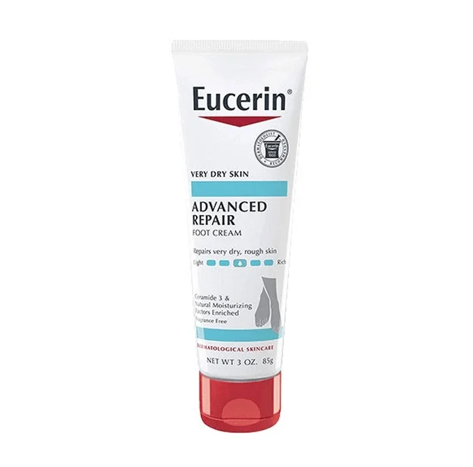 Eucerin/ Advanced Repair Light Feel Foot Cream 85g : يوسيرين كريم قدم معالج شديد