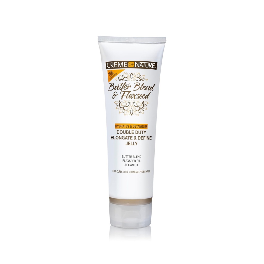 [CON/005] Creme of Nature/ Double Duty Elongate & Define Curl Jelly 248ml : كريم نجرال جل بمزيج الزبدة مفعول مضاعف