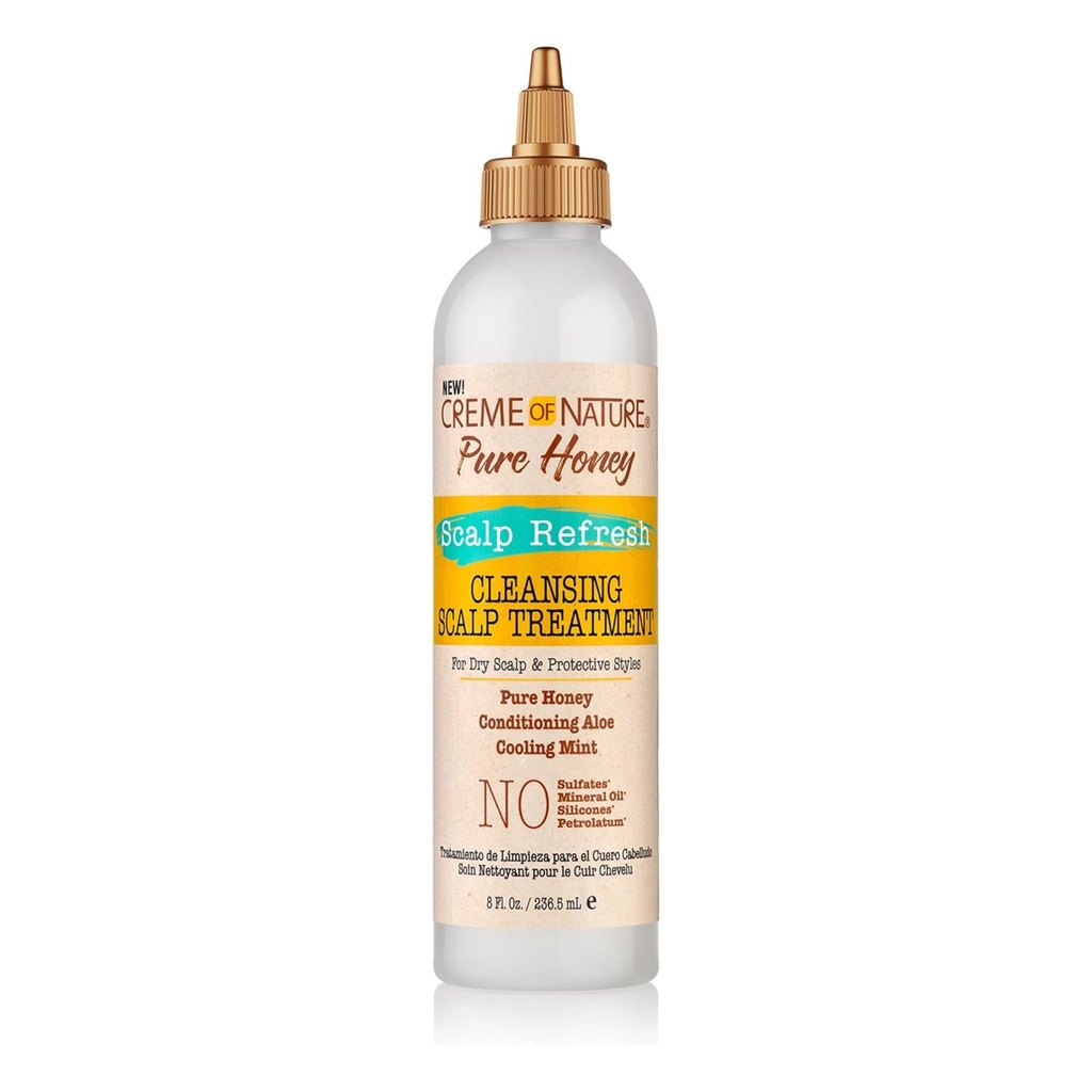 [CON/003] Creme of Nature/ Scalp Cleanising Treatment 236ml : كريم نجرال غسول معالج ومنشط لفروة الرأس