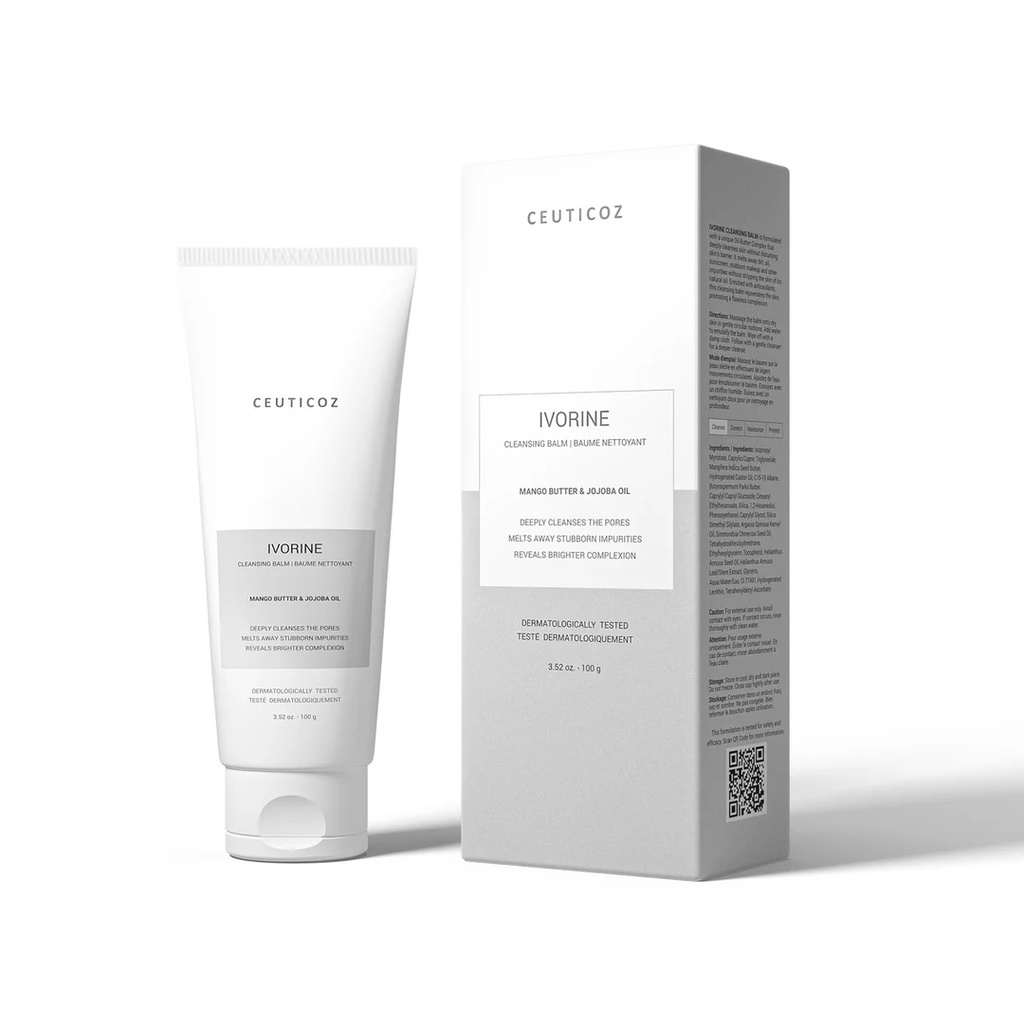 [COZ/022] Ceuticoz/ IVORIN Cleansing Balm 100g : سيتيكوز زبدة ايفورين لازالة المكياج وتنظيف الوجه