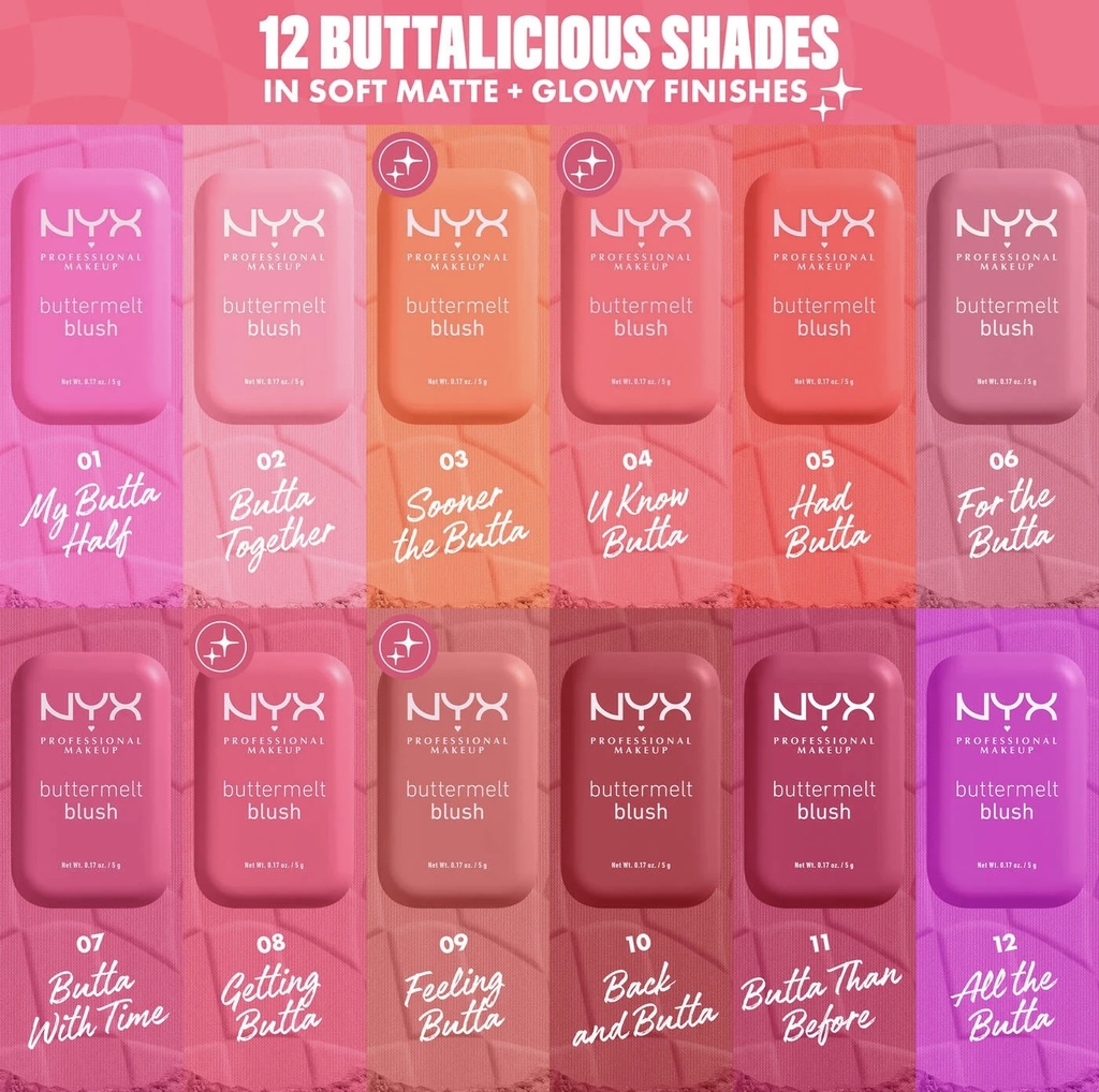 [ODOO-2285] NYX/ High pigment buttery soft powder blush: (My Butta Half)