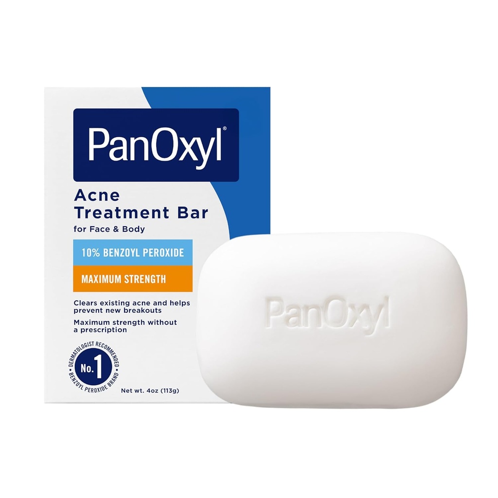 [PNX/005] PanOxyl/ Acne Treatment Bar with 10% Benzoyl Peroxide 113g : بانوكسيل صابون علاج حب الشباب مع 10% بنزويل بيروكسيد 1