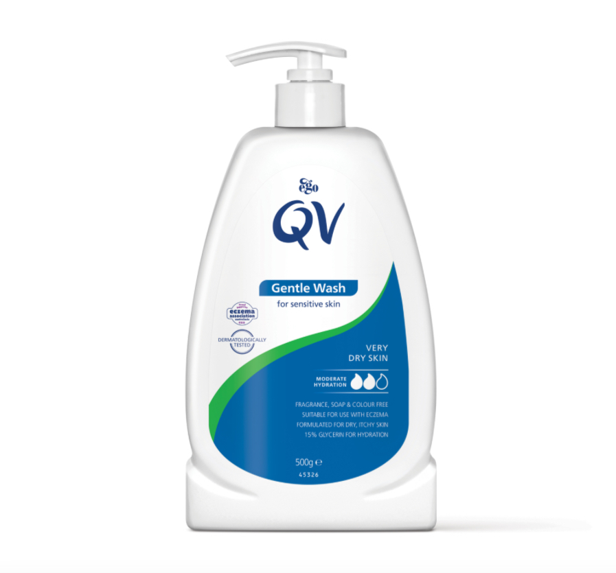 [QV/007] QV/ Gentle Wash 500ml : كيوفي غسول لطيف للبشرة الحساسة