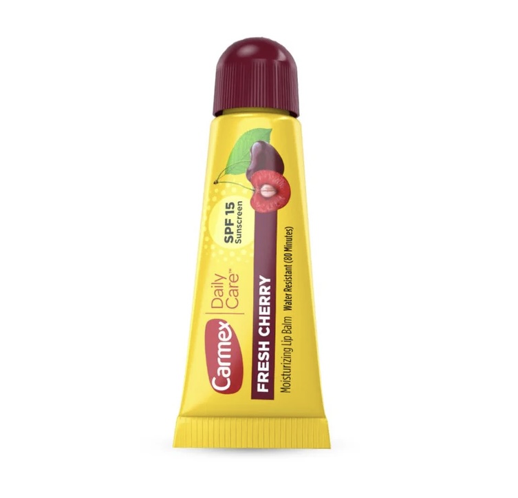 Carmex/ Moisturizing Lip Balm SPF15+ 10g: كارمكس مرطب الشفاه بعامل حماية من الشمس