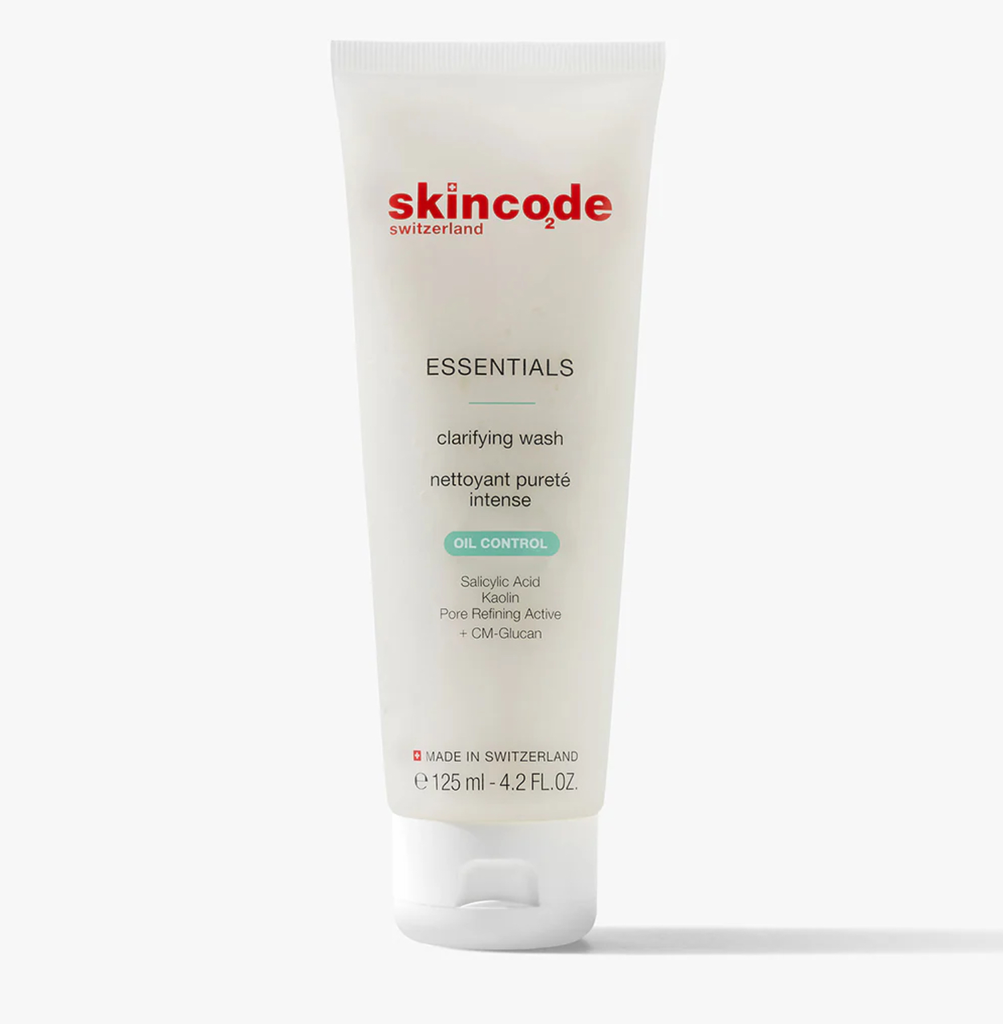 [Skin/003] Skincode/ Essentials Oil Control Clarifying Wash 125ml : سكن كود غسول ايزينشيل للبشرة الدهنية والمعرضة للحبوب 
