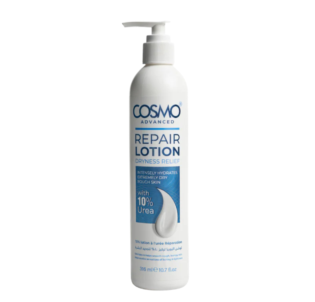 Cosmo Repair Lotion with 10% Urea 316ml : لوشن كوزمو لترطيب وتجديد البشرة مع يوريا بتركيز ١٠٪؜ 