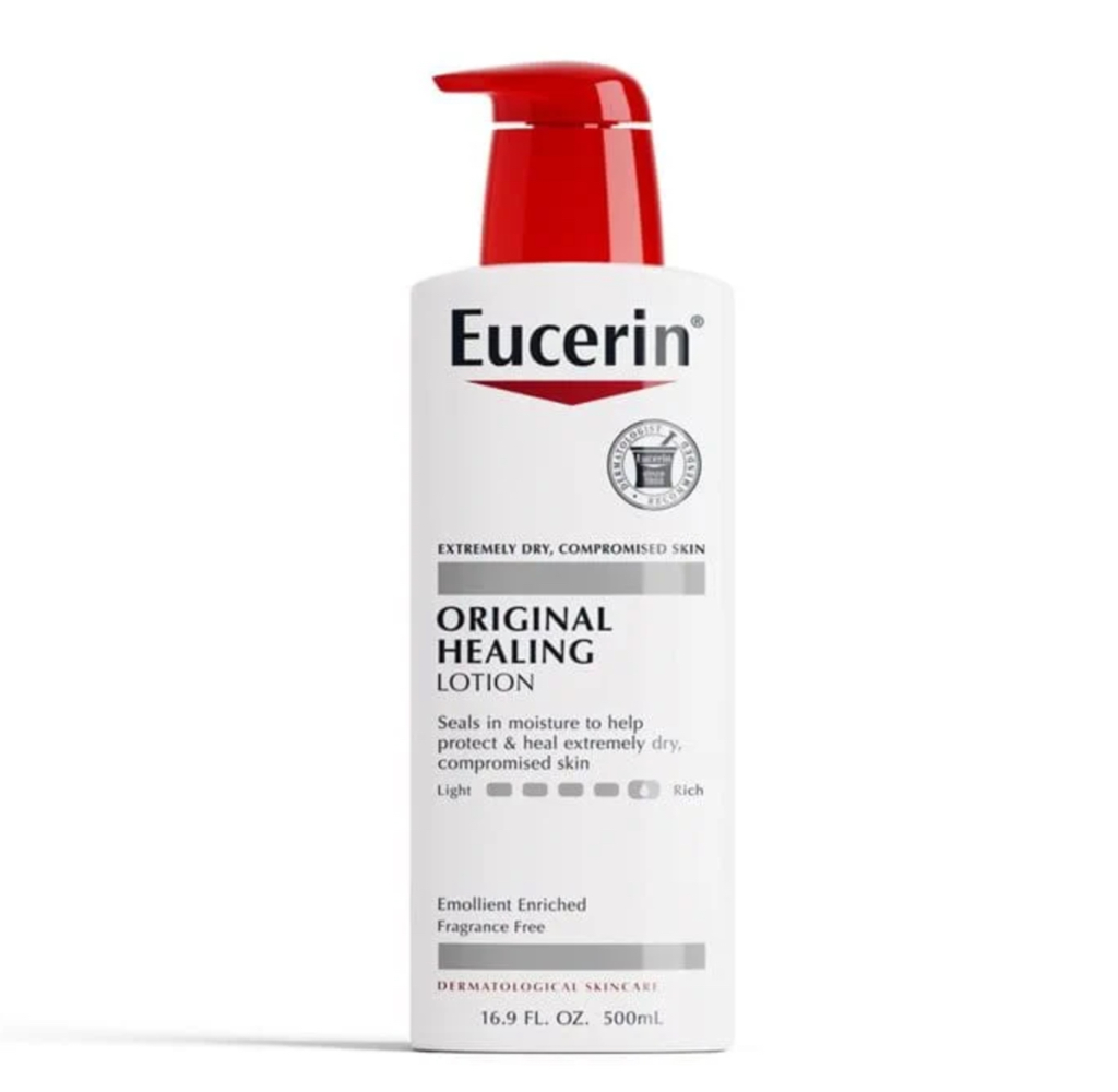 [UCRN/016] Eucerin/ Original Healing Lotion  500ml : يوسيرين لوشن مرطب للجسم والايدين بدون رائحة 