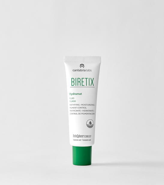 [Canta/006] Cantabria Lab/ BIRETIX - Hydramat Fluid 50 ml: كانتابريا لاب مرطب بايرتكس هايدرا مات للبشرة المعرضة للحبوب والدهنية 