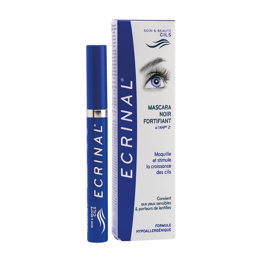ECRINAL/ Triple Action Black Mascara with ANP 2+ 7ml : ايكرينال مسكارا سوداء مقوية للرموش