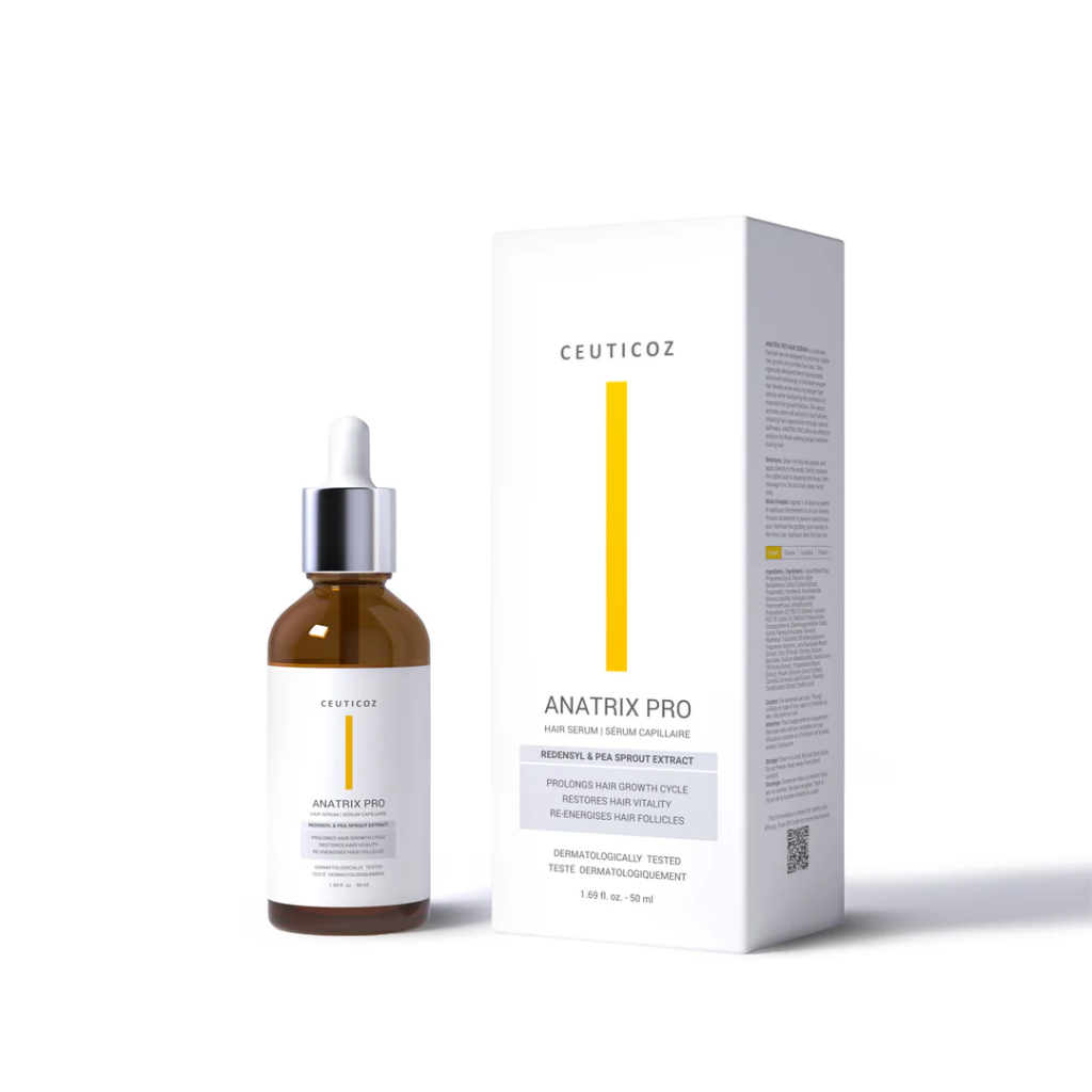 Ceuticoz/ Anatrix Pro Hair Serum 50ml : سيتيكوز سيروم انتريكس برو العلاجي لتقوية وكثافة الشعر 