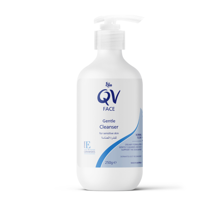QV Face Gentle Cleanser 250gm : كيوفي غسول الوجه اللطيف 