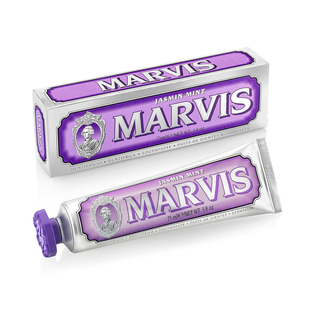 Marvis Toothpaste 85ml : معجون اسنان مارفيس  (Jasmin Mint💜)