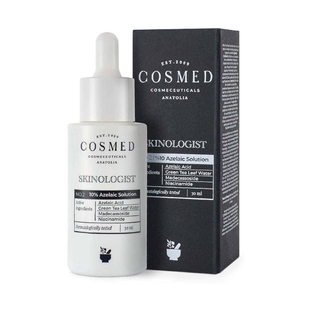 COSMED/ Skinologist - 10% Azelaic Solution 30ml : كوزميد سيروم الازيلك اسيد 