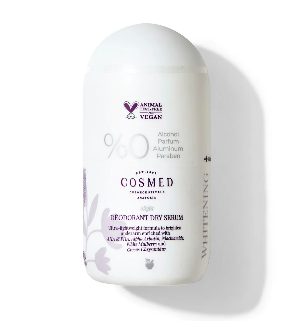 [Cosmed/013] COSMED/ Alight - Deodorant Dry Serum whitening roll-on with AHA 50ml : كوزميد مضاد تعرق رول بتركيبة سيروم جافة 