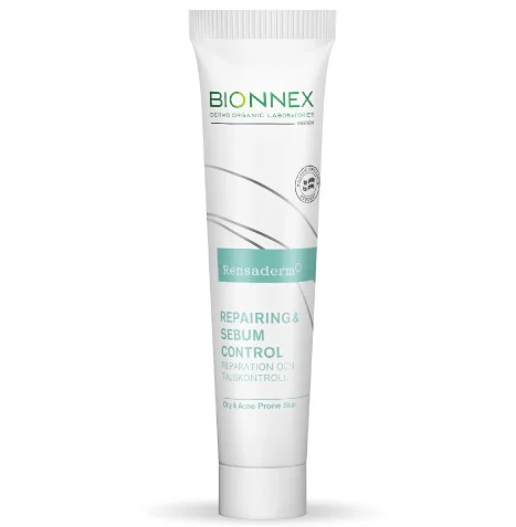 [Bion/018] BIONNEX/ Rensaderm - Repairing & Sebum Control Cream for Oily & Acne Prone Skin 30ml : بيونيكس كريم رينساديرم لإصلاح وتنظيم إفراز الدهون للبشرة الدهنية والمعرضة لحب الشباب 