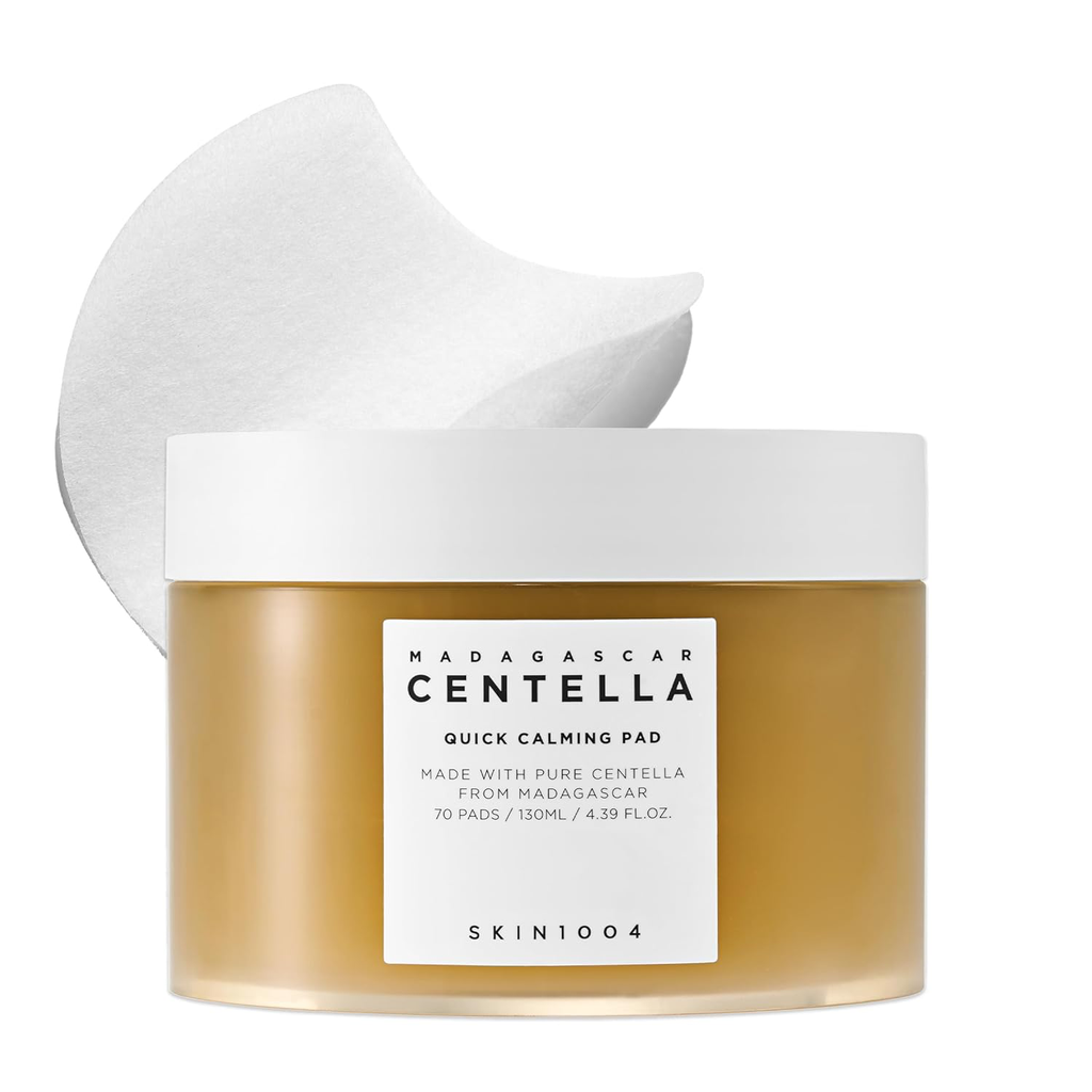 SKIN1004/ Centella Quick Calming Pad, 70 Pads :  بادز عناية مهدئة مشبعة بمستخلص السنتيلا تهدئة البشرة الحساسة وترطيبها