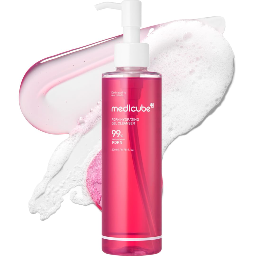 [CUBE/014] Medicube/ PDRN Collagen Hydrating Gel Cleanser 200ml : مديكيوب غسول الكولاجين المرطب 