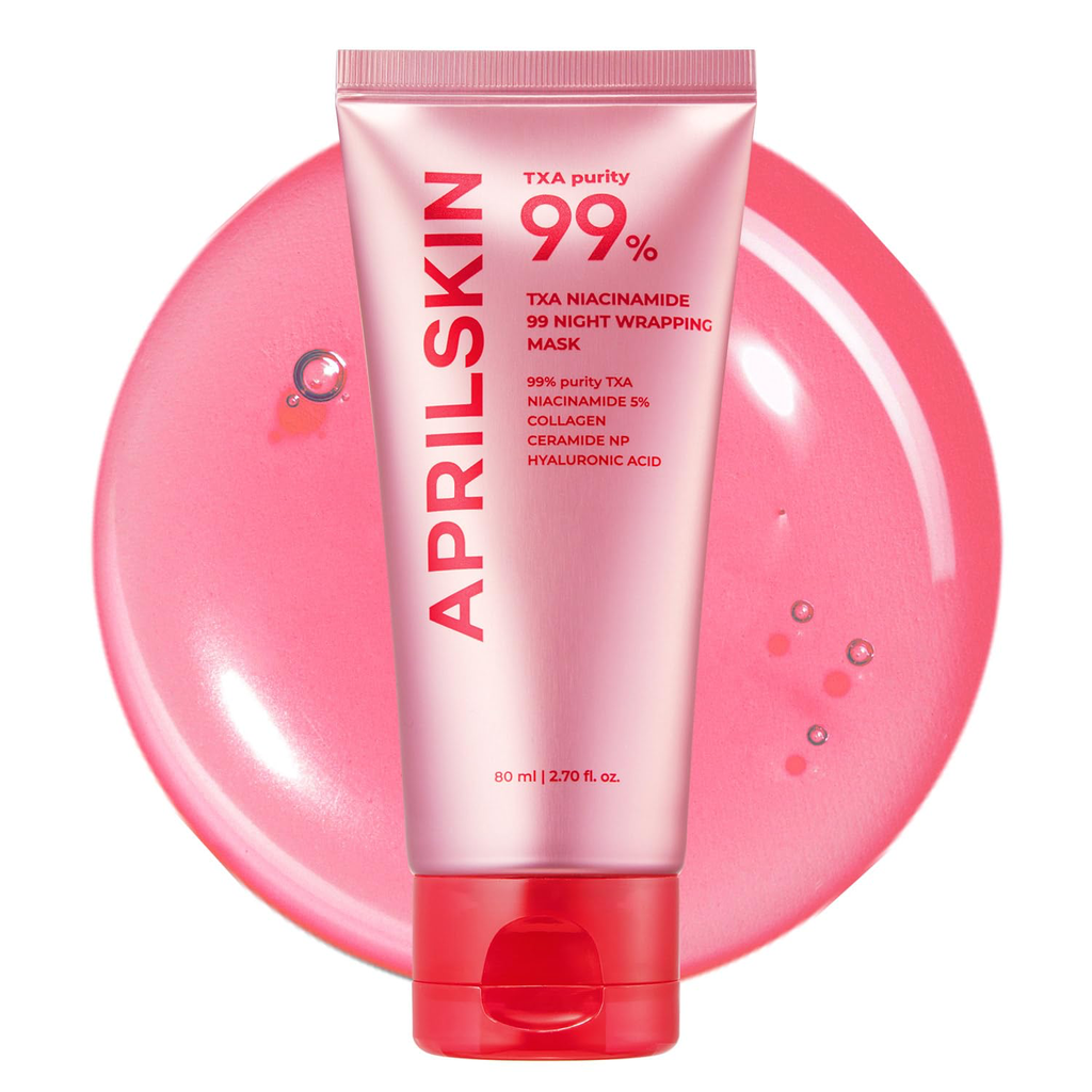 [Variable/057] APRILSKIN/ TXA Niacinamide 99 Overnight Wrapping Mask 80ml : ابريل سكن قناع ليلي بالنياسينمايد 