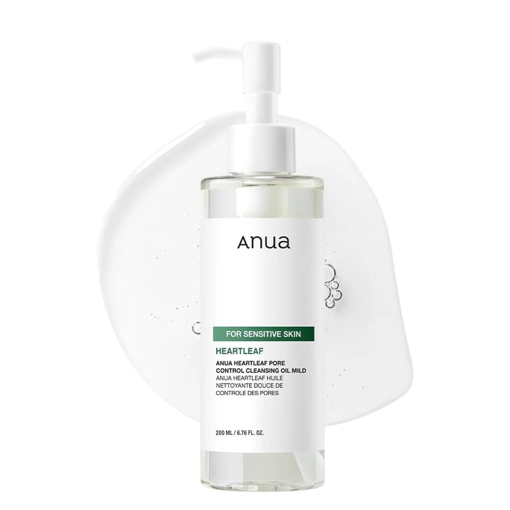 Anua/ HeartLeaf + Vitamin E Pore Control Oil 200ml : انوا غسول زيتي 