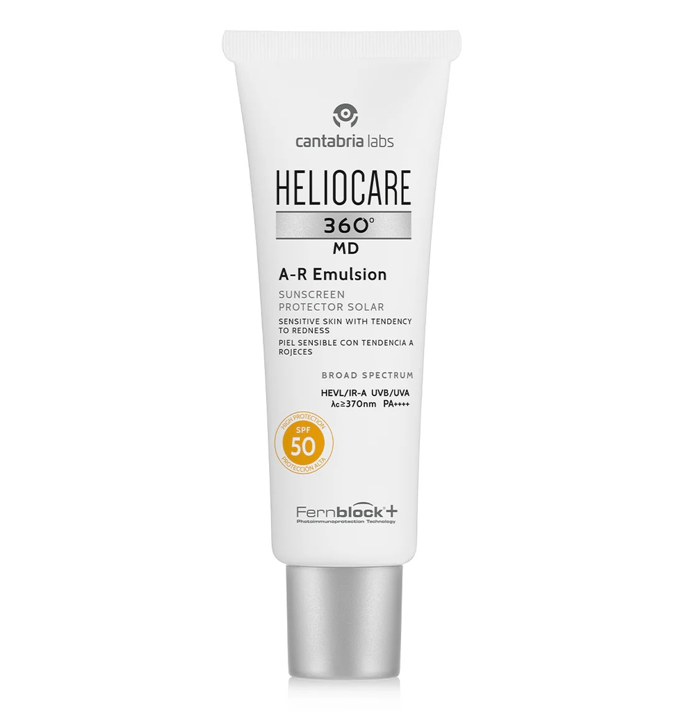 Cantabria Labs/ HELIOCARE 360° A-R Emulsion SPF50+ 50ml :كانتابريا هيليوكير  إيمولشن واقي شمس مهدئ مضاد للاحمرار
