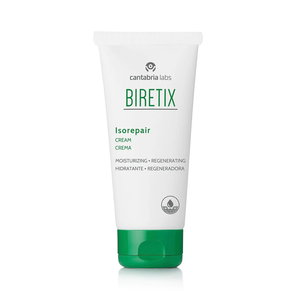 Cantabria Labs/ BIRETIX Isorepair Cream 50ml : كانتابريا بايريتكس إيزوريبير كريم مهدئ ومرطب