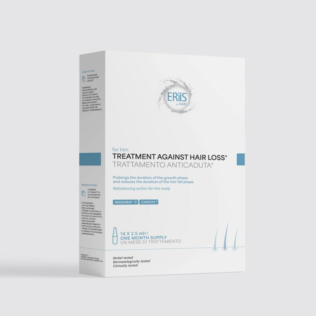 [Eriis/003] ERIIS/ Hair Treatment for Men 2.5ml x 14 VIALS : ايريس امبولات معالج الشعر للرجال 