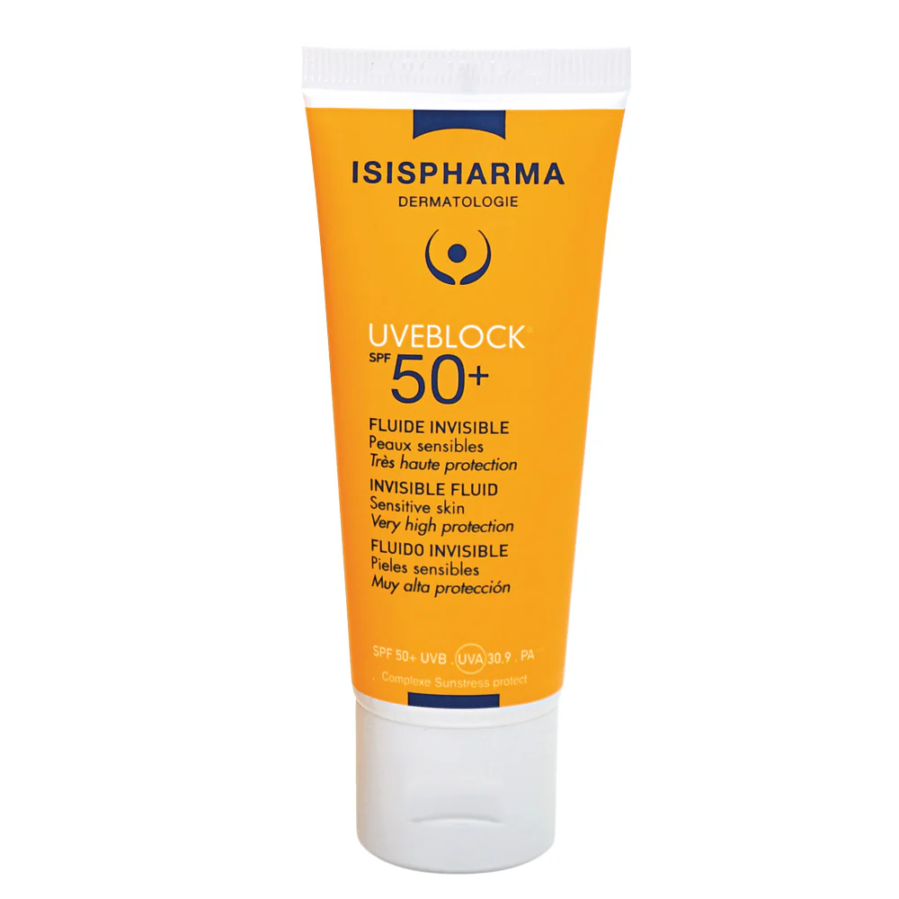 IsisPharma/ UVEBLOCK Suncream Fluid Invisible SPF50+ : 