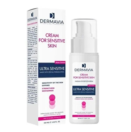 [Derma/006] Dermavia/ Hand, Face, and Body Cream for Sensitive & Combination Skin 100 ml :