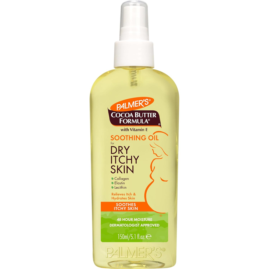 [PALM/045] Palmers/ Cocoa Butter Formula Soothing Oil with Vitamin E, Dry, Itchy Skin Relief, Anti-Itch Body Oil 150ml : 