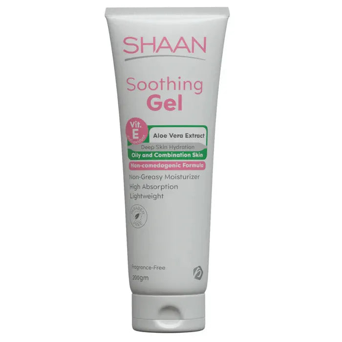 [Shan/001] Shaan Soothing Gel with Vitamin E & Alovera Extract 200 gm : 