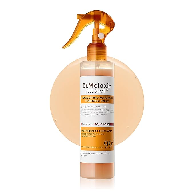 Dr Melaxin/  Peel Shot Exfoliating Kojic Acid Tumeric + Niacinamide Spray 200ml: 