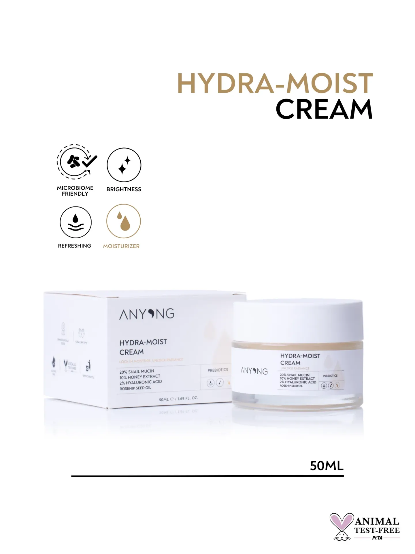 Anyong / hydra-moist cream 50ml 