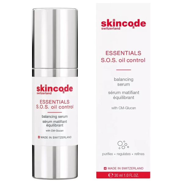 Skincode / essentials s.o.s oil control balancing serum 30ml- سيروم تحكم بزيوت البشرة 