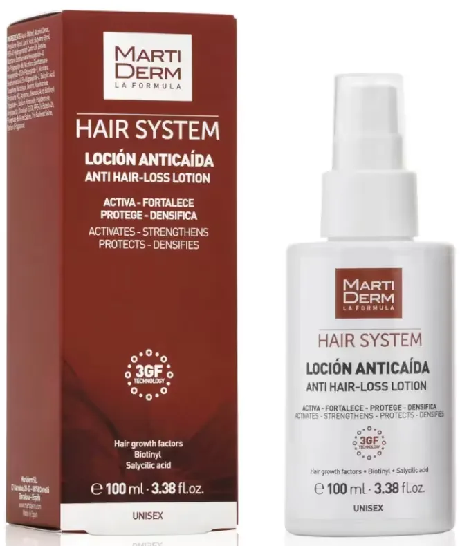 martiderm/hair system lotion 100ml-لوشن معالج لتساقط الشعر 