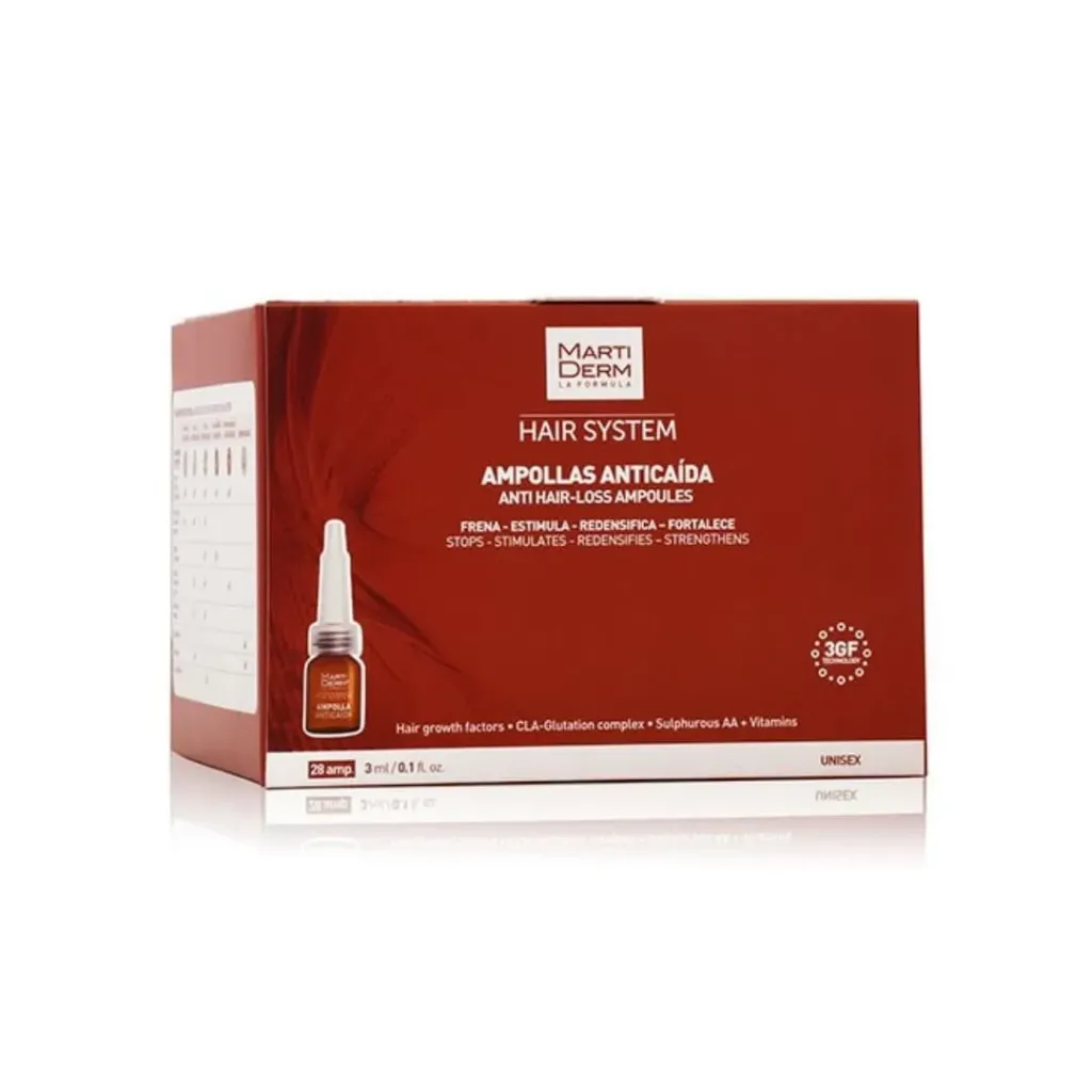 MARTIDERM/hair system anti loss ampoule 14amp-امبولات معالجة لتساقط الشعر 