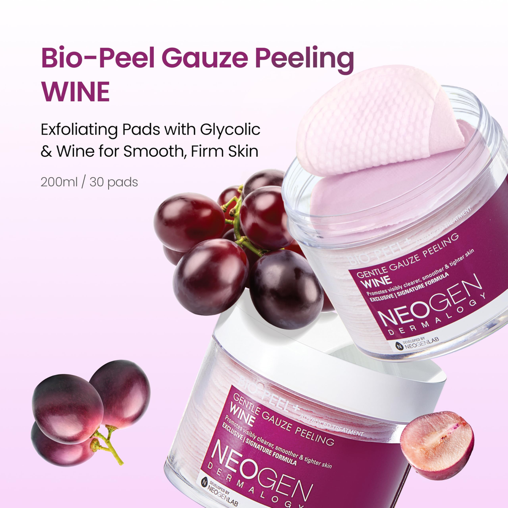 NEOGEN / bio peel gauze peeling wine 30pads- نيوجين وسائد للتقشير