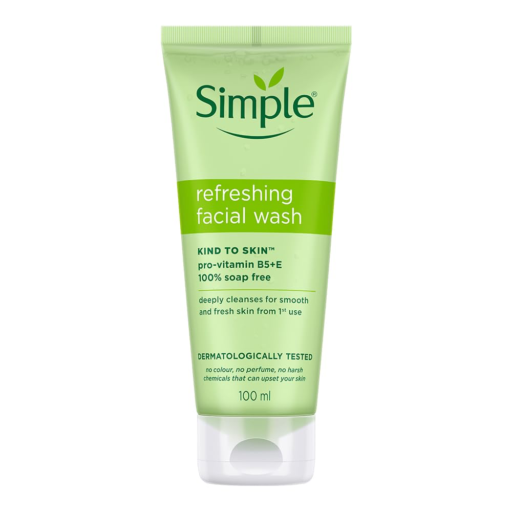 [ODOO-3585] Simple / kind to skin refreshing facial wash pro- vitamins B5+E soup free 150ml - سمبل غسول منعش للجسم